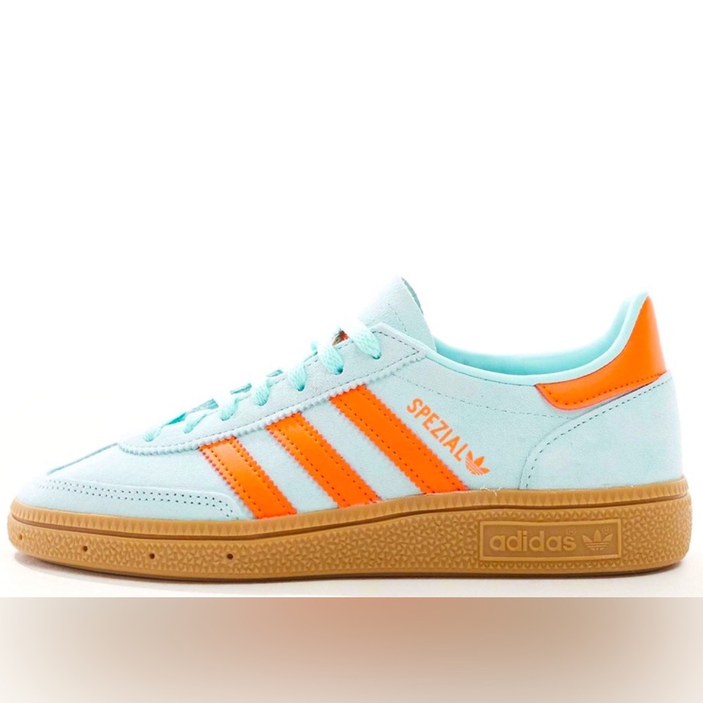 Adidas Handball Spezial Semi Flash Aqua Women’s Size 7 - Picture 2 of 10